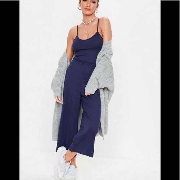 MISSGUIDED Rib Cami Culotte Jumpsuit - Picture 3 of 5